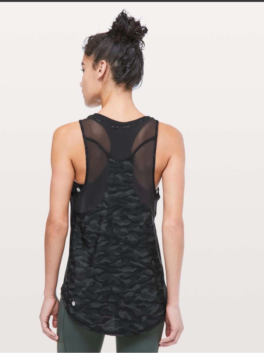 Lululemon Sculpture Tank 2 Sequoia Camo Size 6/8